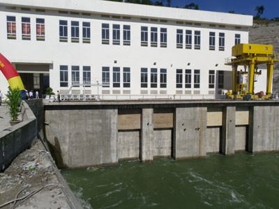 Nhà máy thủy điện Đak Mi 4A, nơi vừa đưa tổ máy cuối cùng hòa lưới quốc gia